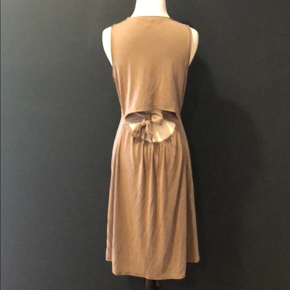 Rachel Roy Dress Back-Cutout Tie-Back Driftwood - Picture 5 of 5